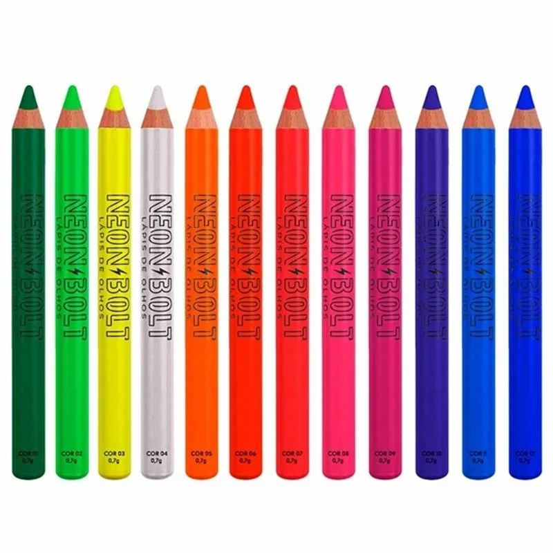 Lápis Olhos Bellafemme Neon Bolt BF10094 Brilha Na Luz 12
