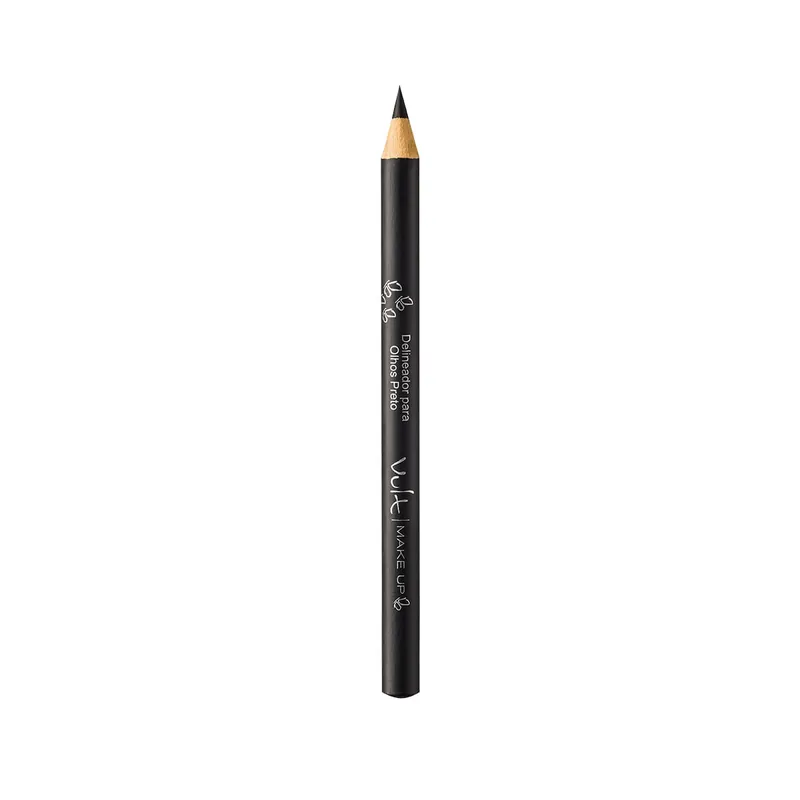 Lápis Delineador Vult Retrátil Real Color à Prova d'Água Preto 0,35g