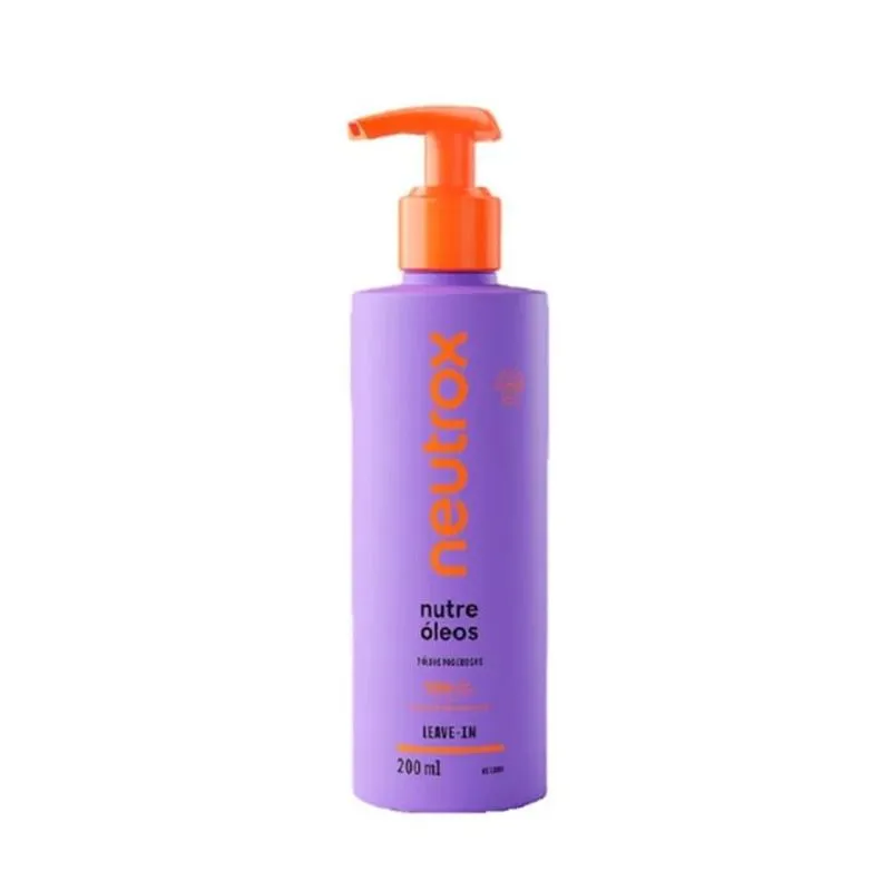 Leave-In Neutrox 200ml Nutre Óleos