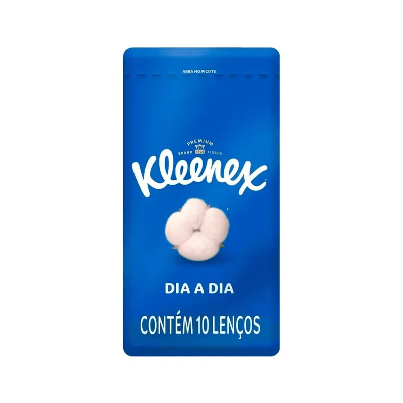 Lenços de Bolso Kleenex Com 10 unidades