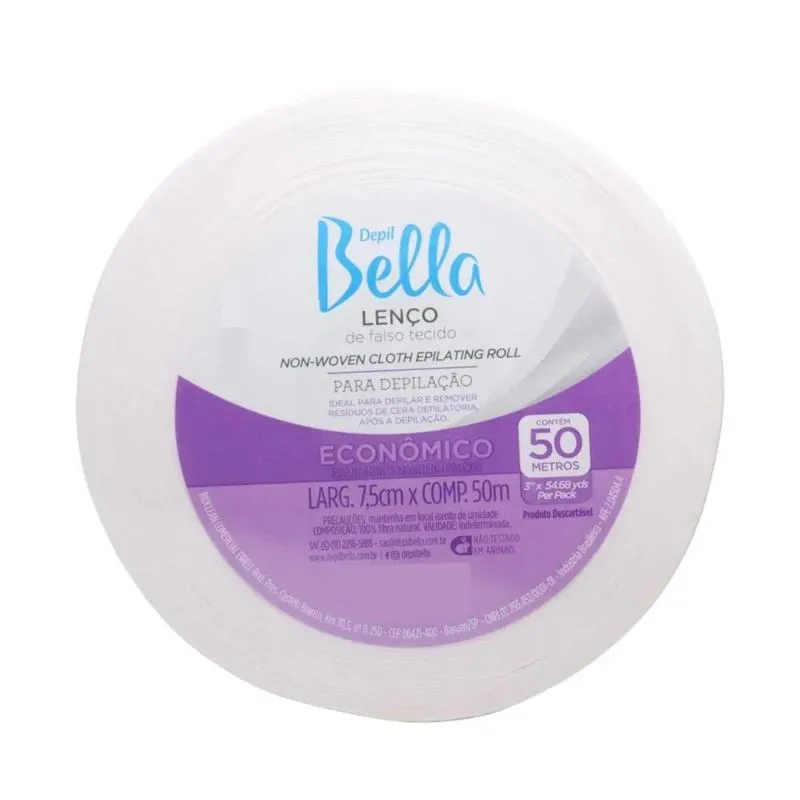 Lenços para Depilação Depil Bella 50 Metros
