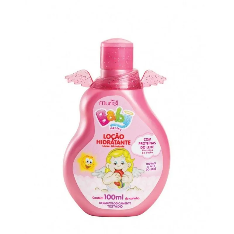 Loção Hidratante Baby Muriel Menina 100ml