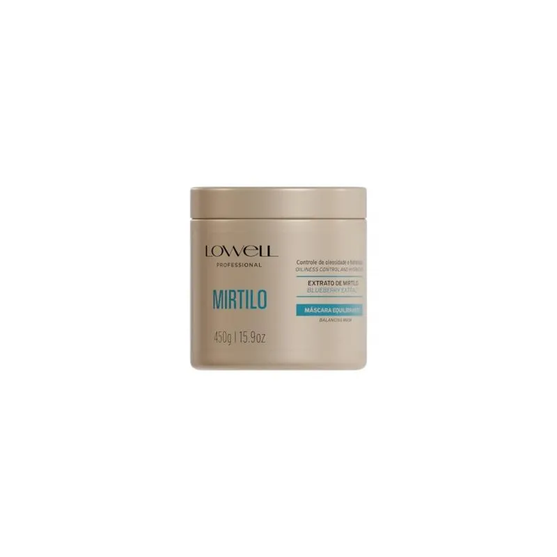 Lowell Professional Mirtilo Equilibrante Máscara - 450g