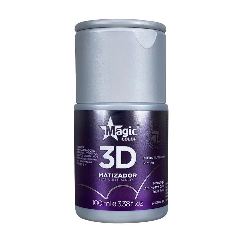 Magic Color Gloss Matizador 3D Platinum Branco - 100ml