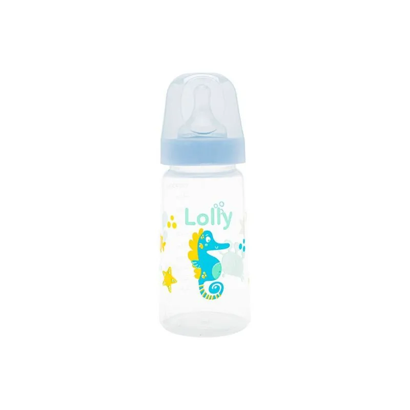 Mamadeira Lolly Big Oceano Bico de Silicone Menino 330ml 1 Unidade