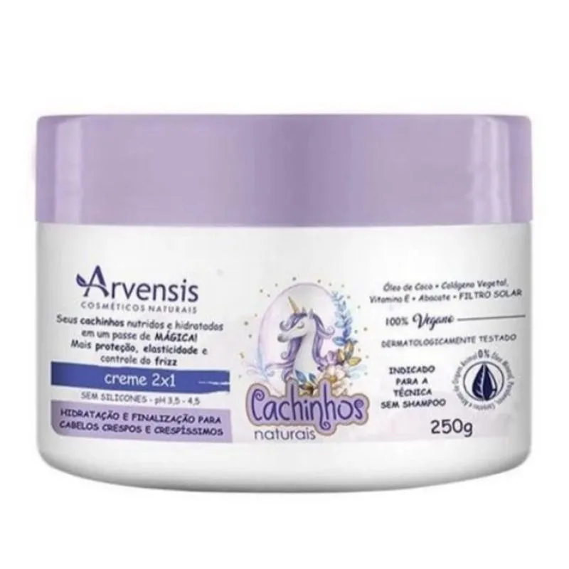 Máscara 2x1 Cachinhos Naturais 250g Arvensis