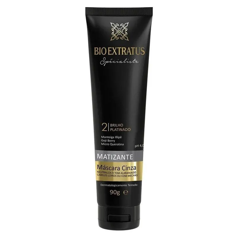 Máscara Bio Extratus Specialist Matizante Cinza - 90g