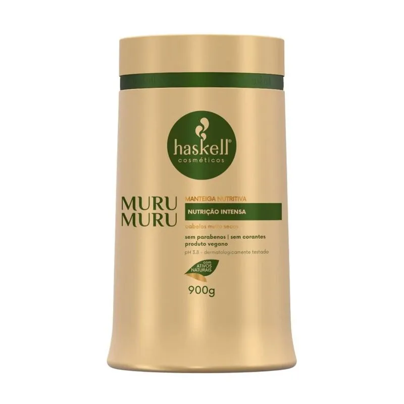 Mascara Capilar Haskell Muru Muru Manteiga Nutritiva 900 g