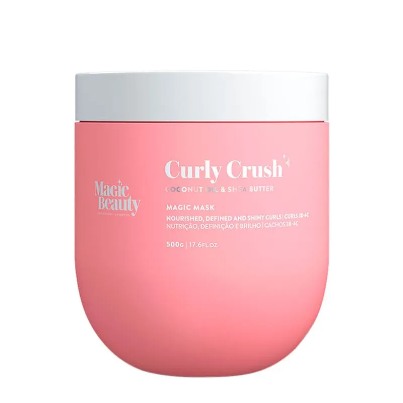 Máscara de Nutrição 3B a 4C Magic Beauty Curly Crush 500g