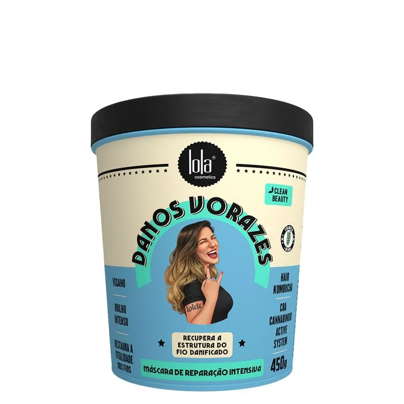 Máscara de Reconstrução Lola Cosmetics Danos Vorazes 450 g