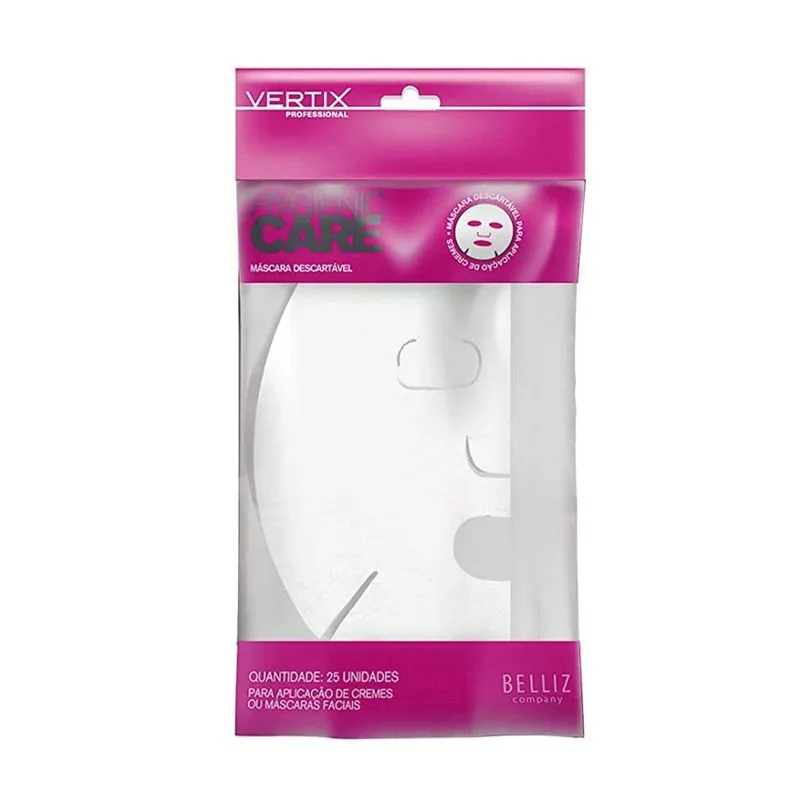 Máscara Facial Descartavel Vertix 25 pçs