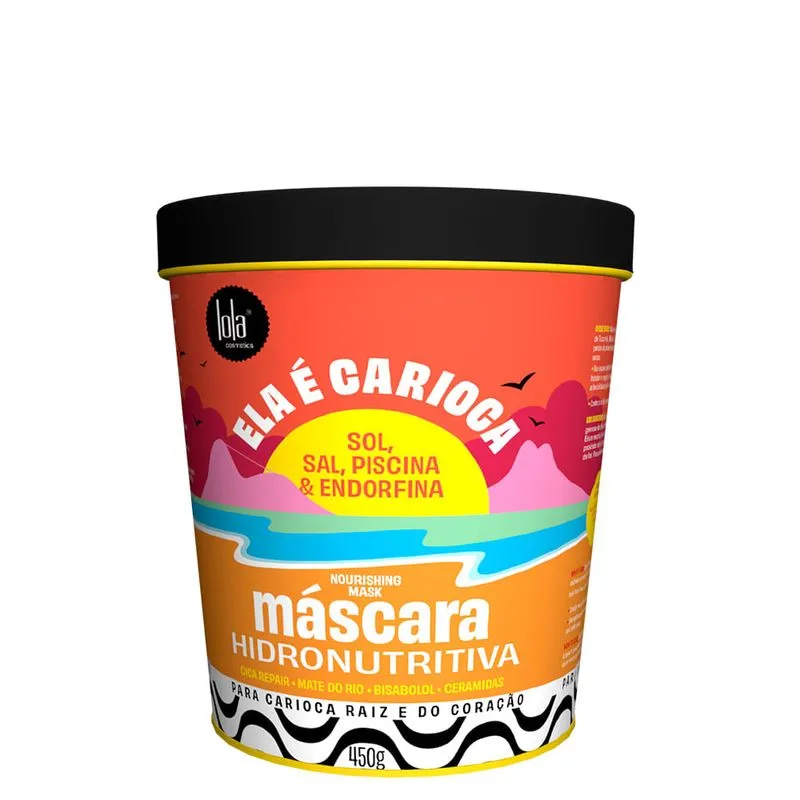 Máscara Hidronutritiva Lola Cosmectics Ela é Carioca 450 g