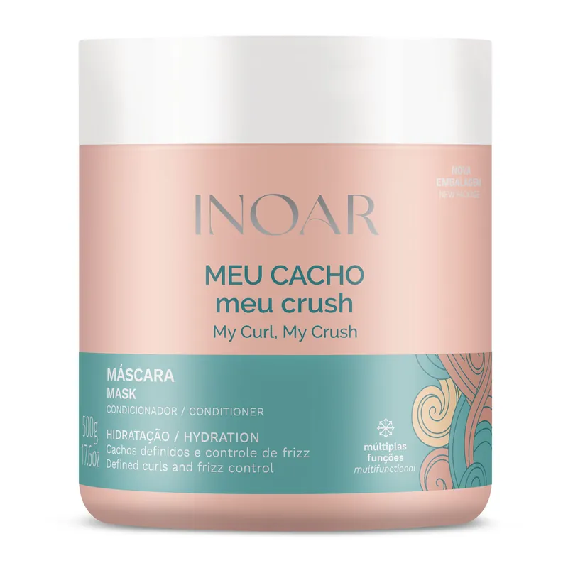 Máscara Capilar Inoar Meu Cacho Meu Crush 500g
