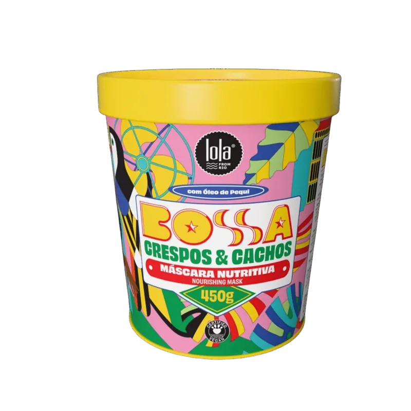 Máscara Nutritiva Lola From Rio Bossa Com Óleo De Pequi Crespos Cachos 450g
