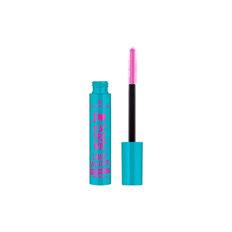 Máscara para Cílios de Volume À Prova D'Água Essence I Love Extreme Crazy Volume Preto 12ml