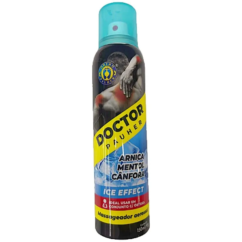 Massageador Spray Gel Negro Doctor Pauher 150ml - Unidade