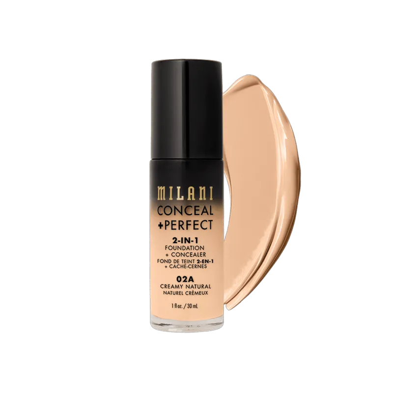 Milani Conceal + Perfect 2 em 1 - Base Líquida 30ml Creamy-Natural-2A