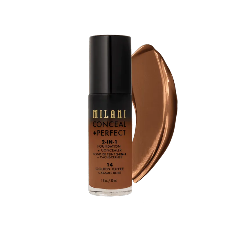 Milani Conceal + Perfect 2 em 1 - Base Líquida 30ml Golden-Toffee-14