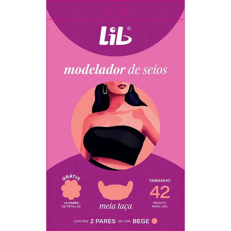 Modelador De Seio Lib Descartável 42 Com 2 Unidades