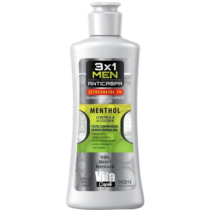 Muriel - Anticaspa Menthol 3 em 1 - Shampoo - 140ml