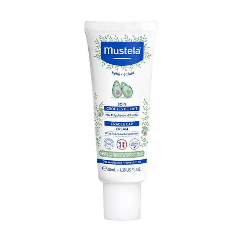 Creme para Crosta Láctea Mustela Stelaker Bebê Hipoalergênico 40ml