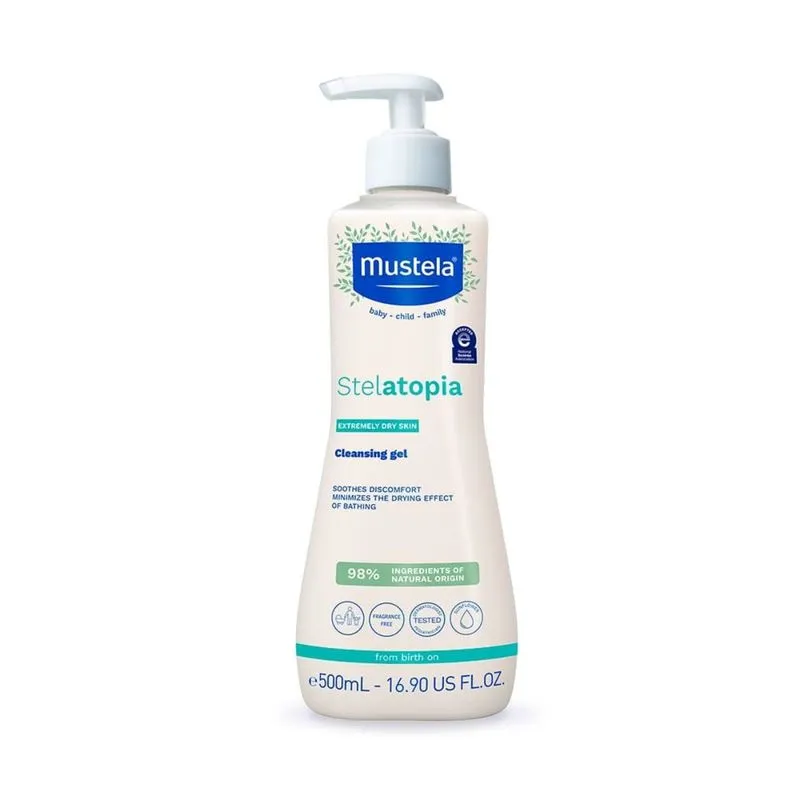 Gel Lavante Mustela Stelatopia Bebê Sem Fragrância 500ml