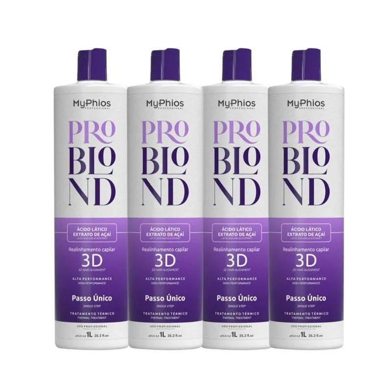 MyPhios ProBlond Kit 4 – Realinhamento Capilar – 1?L