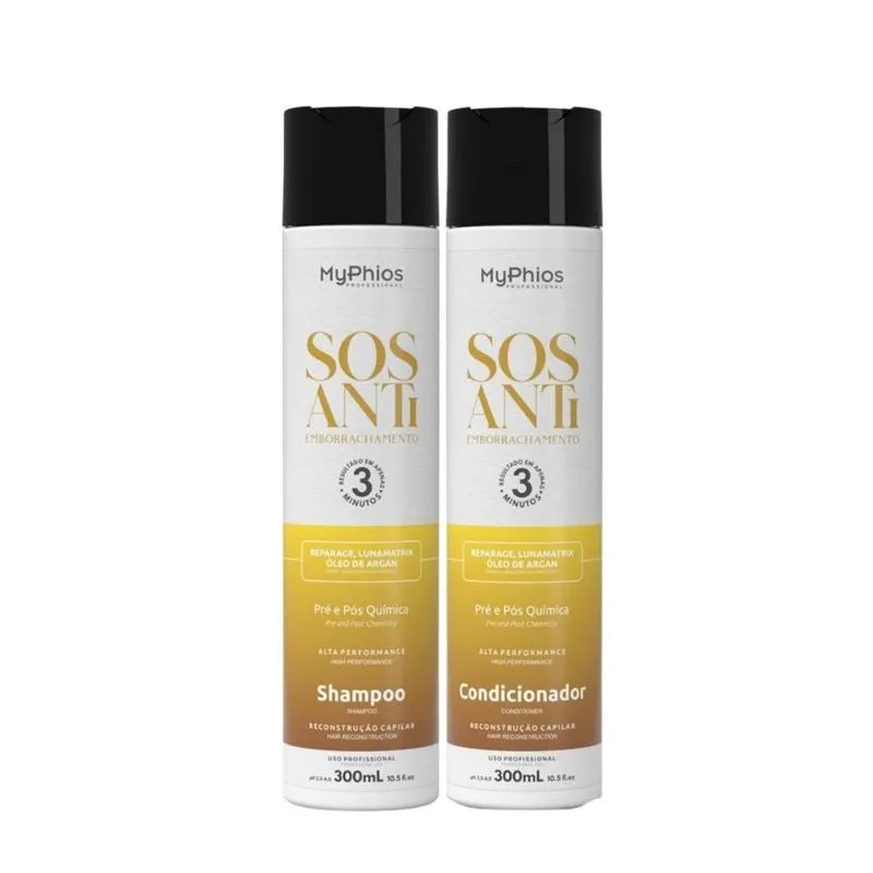 MyPhios SOS Antiemborrachamento - Shampoo e Condicionador 300ml