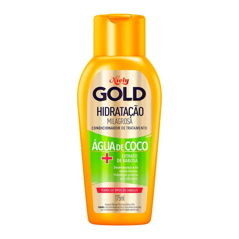 Niely Condicionador Gold Hidratação Milagrosa 175ml
