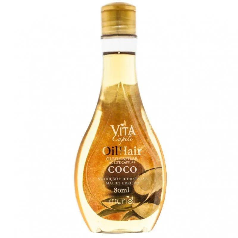 Óleo Capilar Vita Capili Coco 80ml - Muriel