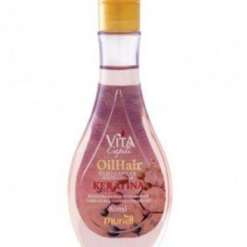 Óleo Capilar Vita Capili Keratina 80ml - Muriel