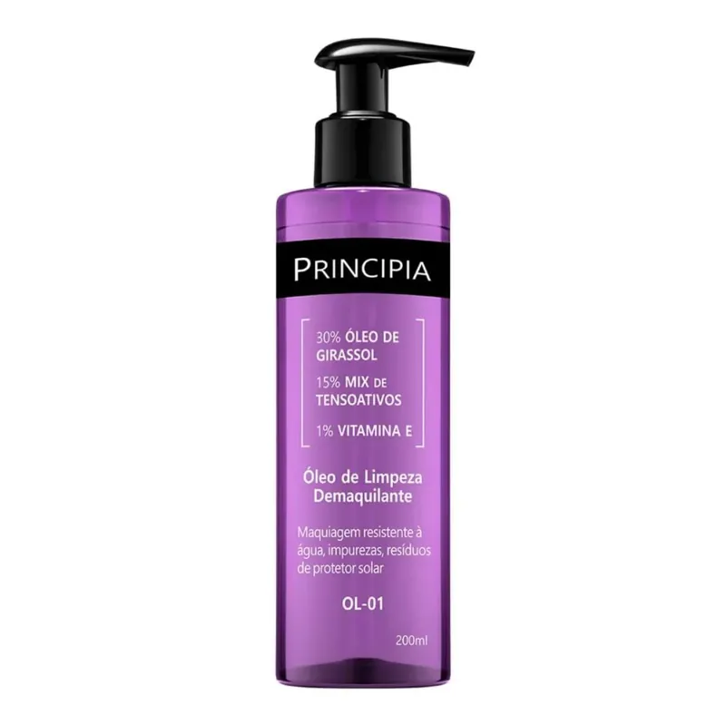 Óleo de Limpeza Principia OL-01 Demaquilante Facial 200ml
