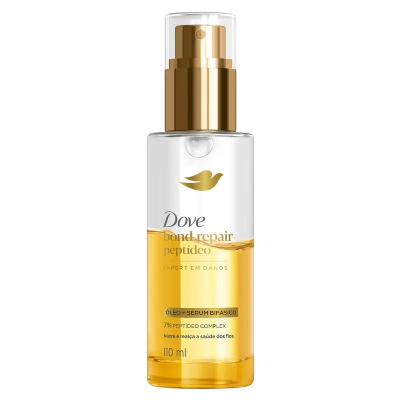 Óleo e Sérum Bifásico Dove Bond Repair + Peptídeo 110ml