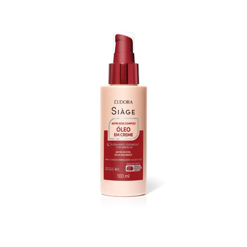 Óleo Em Creme Eudora Siàge  Blend De Ácidos Cítrico, Itacônico E Lático Eudora Siàge 100ml