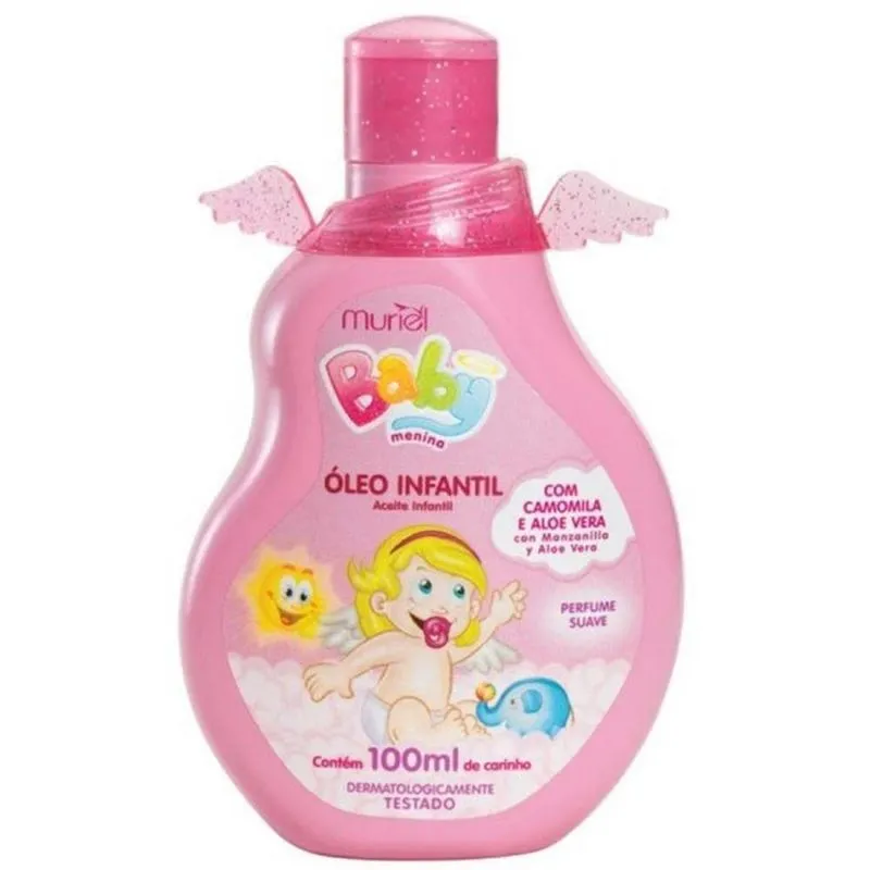Óleo Infantil Muriel Baby Menina 100ml