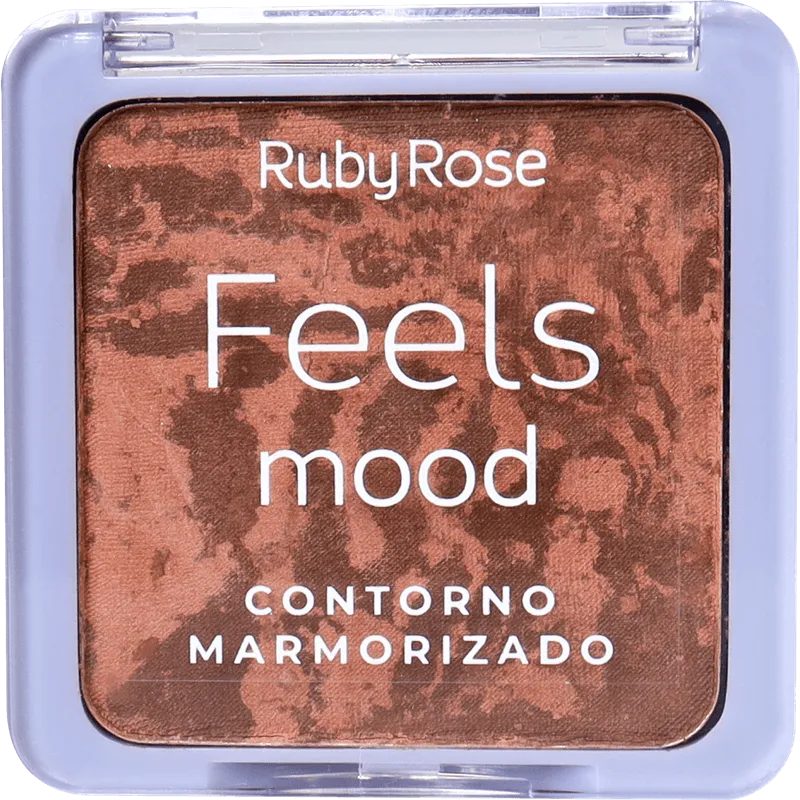 Paleta De Contorno Marmorizado Feels Mood Medium Ruby Rose
