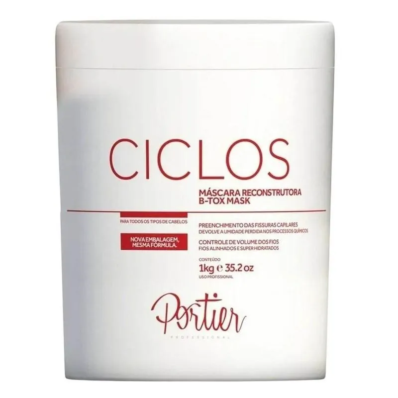 Portier Ciclos B-Tox Máscara Reconstrutora 1kg