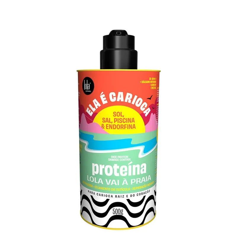 Proteína 3 em 1 Lola Cosmectics Ela é Carioca 500 g