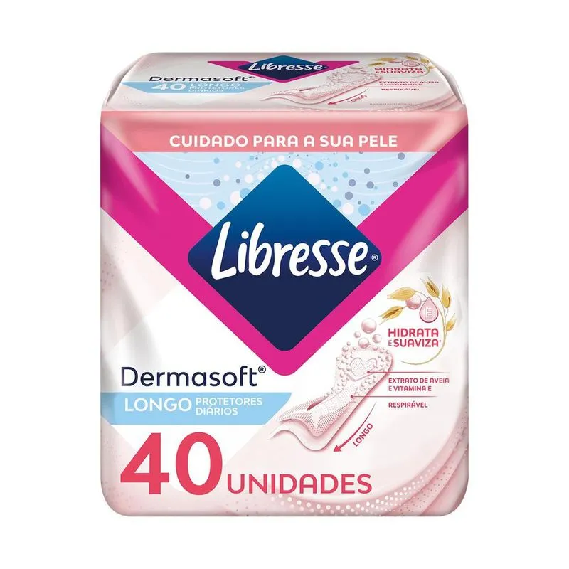 Protetor Diario Libresse Dermasoft 40un