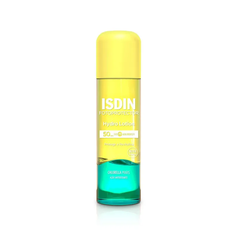Protetor Solar ISDIN Hydrolotion FPS50+ Bifásico 200ml