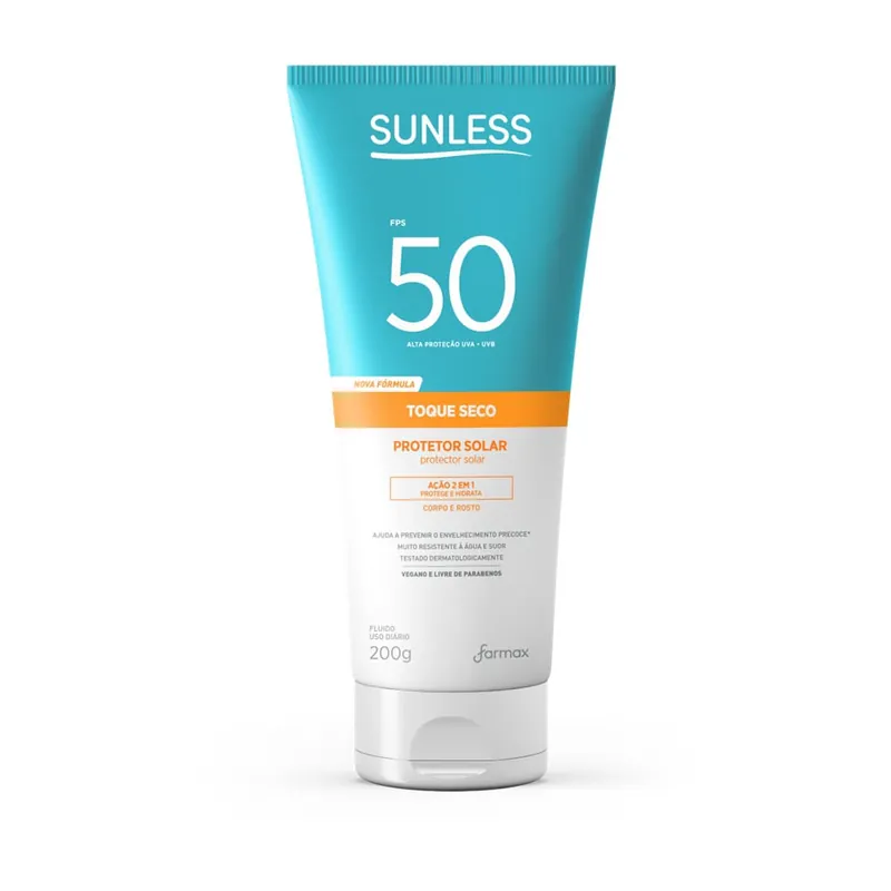 Protetor Solar Sunless Toque Seco FPS50 200g