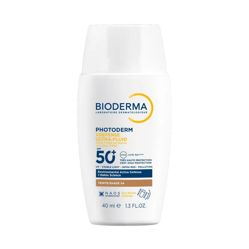 Bioderma Protetor Solar Facial Bioderma Com Cor 04 Fps50+ Photoderm Xdefense Ultra-Fluid 40ml