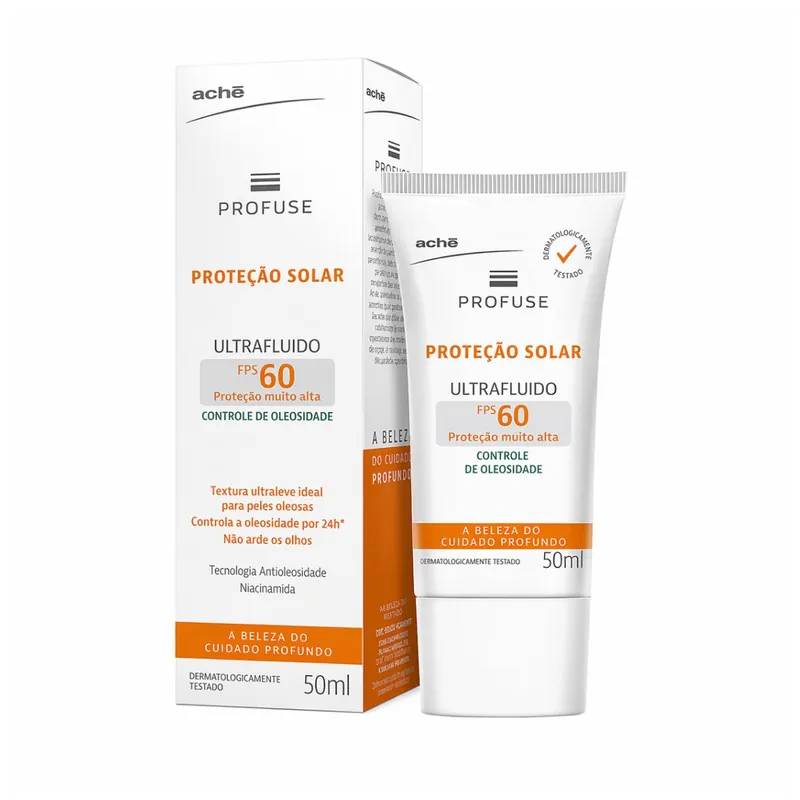 Protetor Solar Facial Profuse Ultrafluido Fps60 50ml