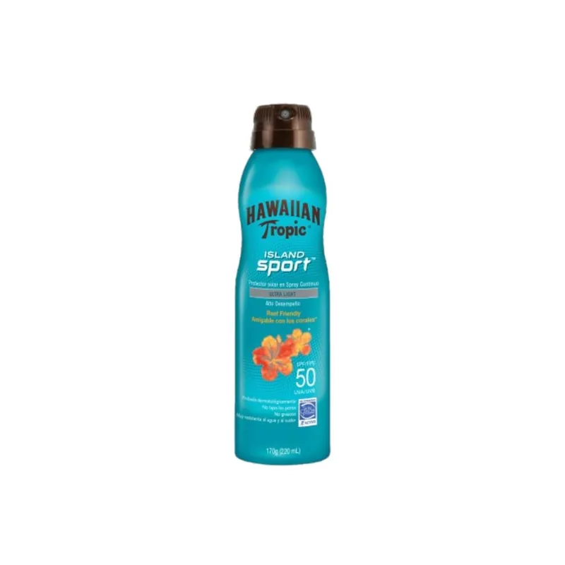 Protetor Solar Hawaiian Tropic Spray Island Sport Fps50 170g
