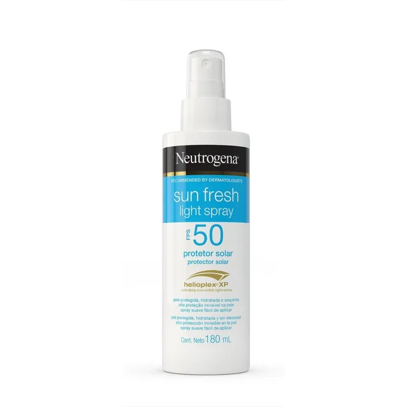 Protetor Solar Neutrogena Sun Fresh FPS50 Light Spray 180ml
