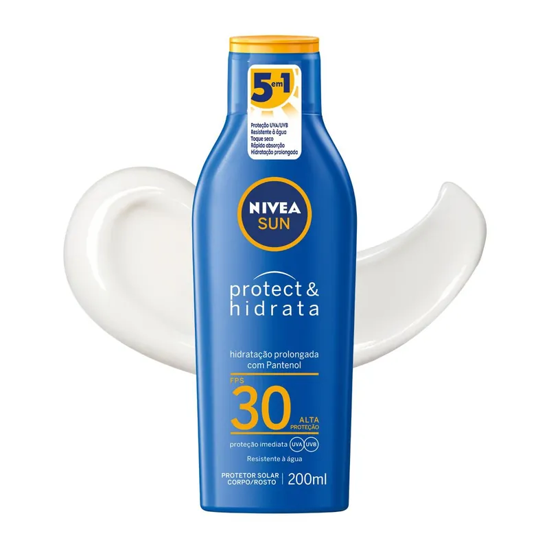 Protetor Solar Nivea Sun Protect & Hidrata FPS30 200ml