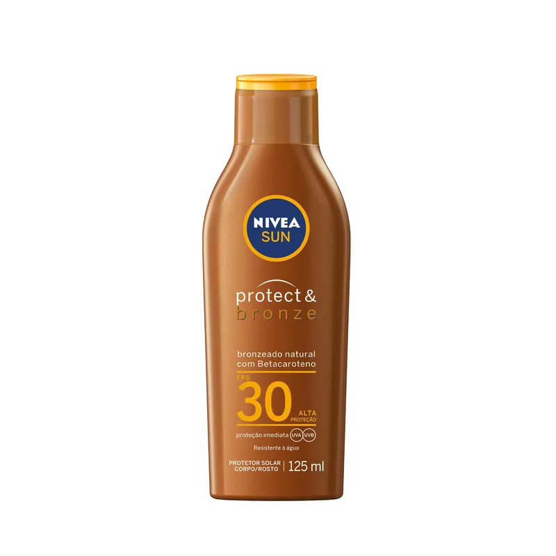 Protetor Solar Nivea Sun Protect & Bronze FPS30 125ml