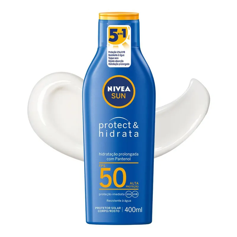 Protetor Solar Nivea Sun Protect & Hidrata FPS50 400ml
