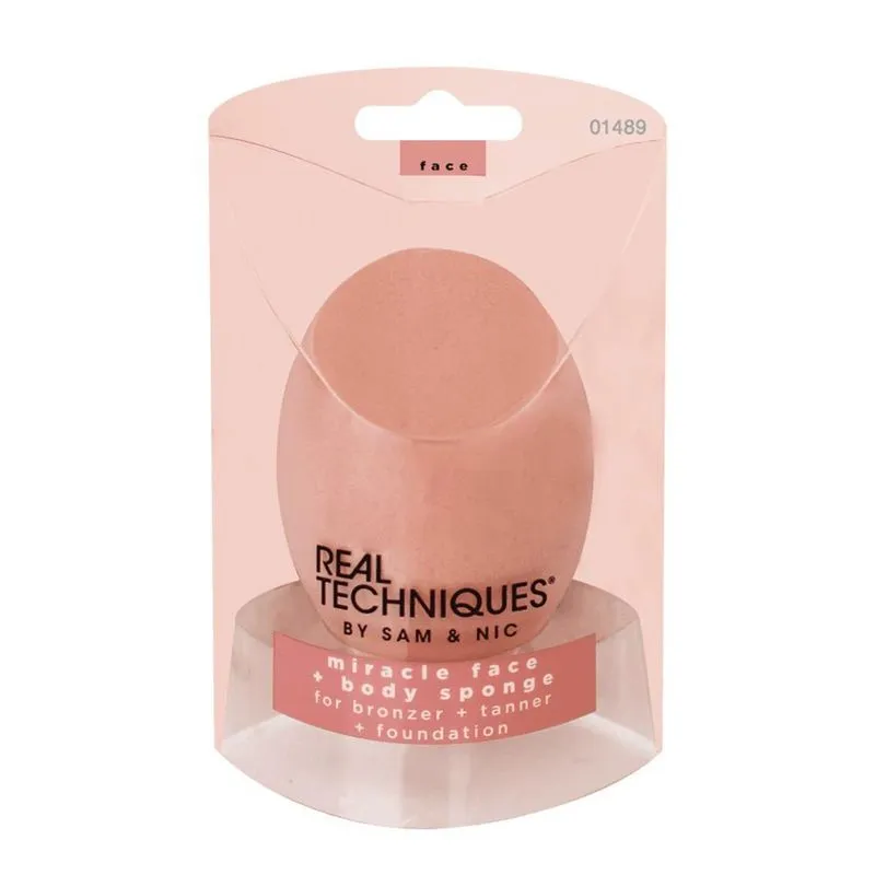 Real Techniques Miracle Face + Body - Esponja para Maquiagem