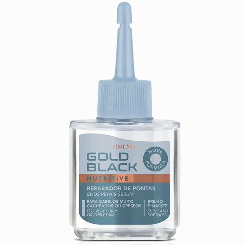 Reparador de Pontas Nutritivo Gold Black 30ml - Amend